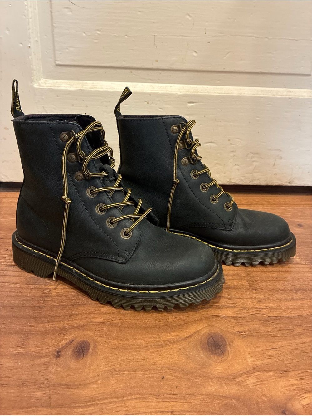 Dr. Martens Green Luana Boots